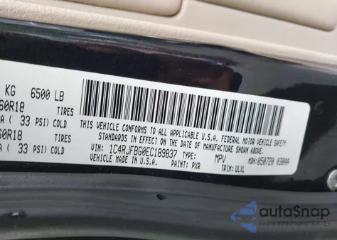 2014 Jeep Grand Cherokee Limited from USA, damaged, VIN 1C4RJFBG0EC189837